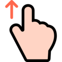 finger,multimedia option,hands,gestures,swipe up ok 